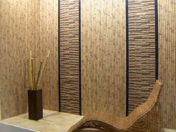 Papel tapiz de bambú en la aplicación