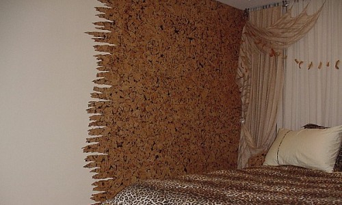 Коркове покриття на стіні