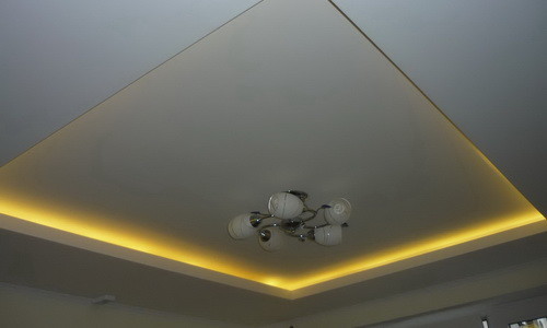 Ceiling with light