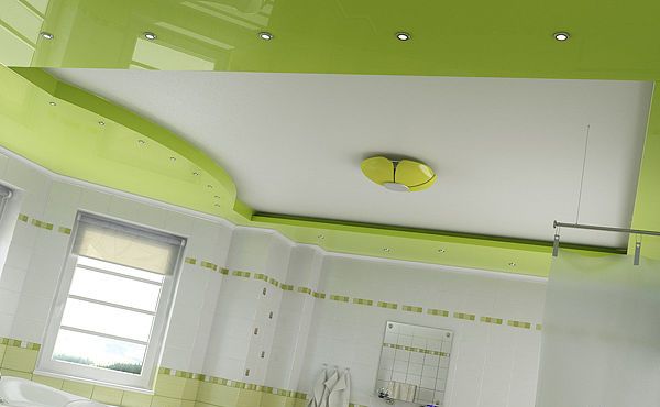 False ceiling in the living room
