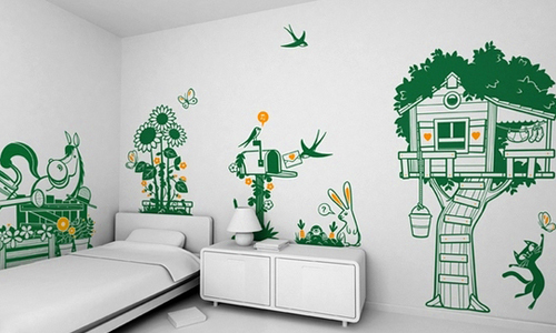 Drawings on the walls