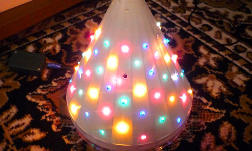 Lamp from the Chinese garland