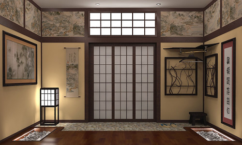 Japāņu stila durvis
